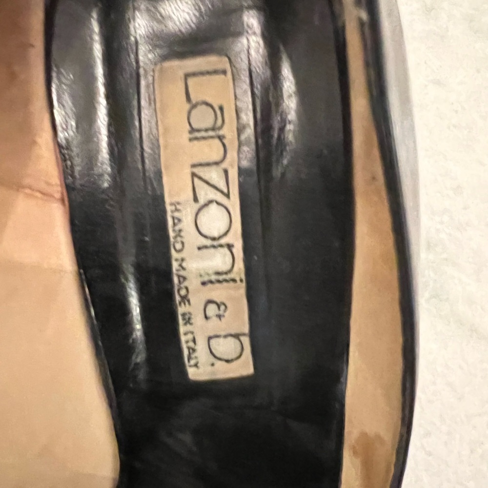 Haute Couture Vintage Lanzoni B shoes Made in Itlay - Picture 7 of 10